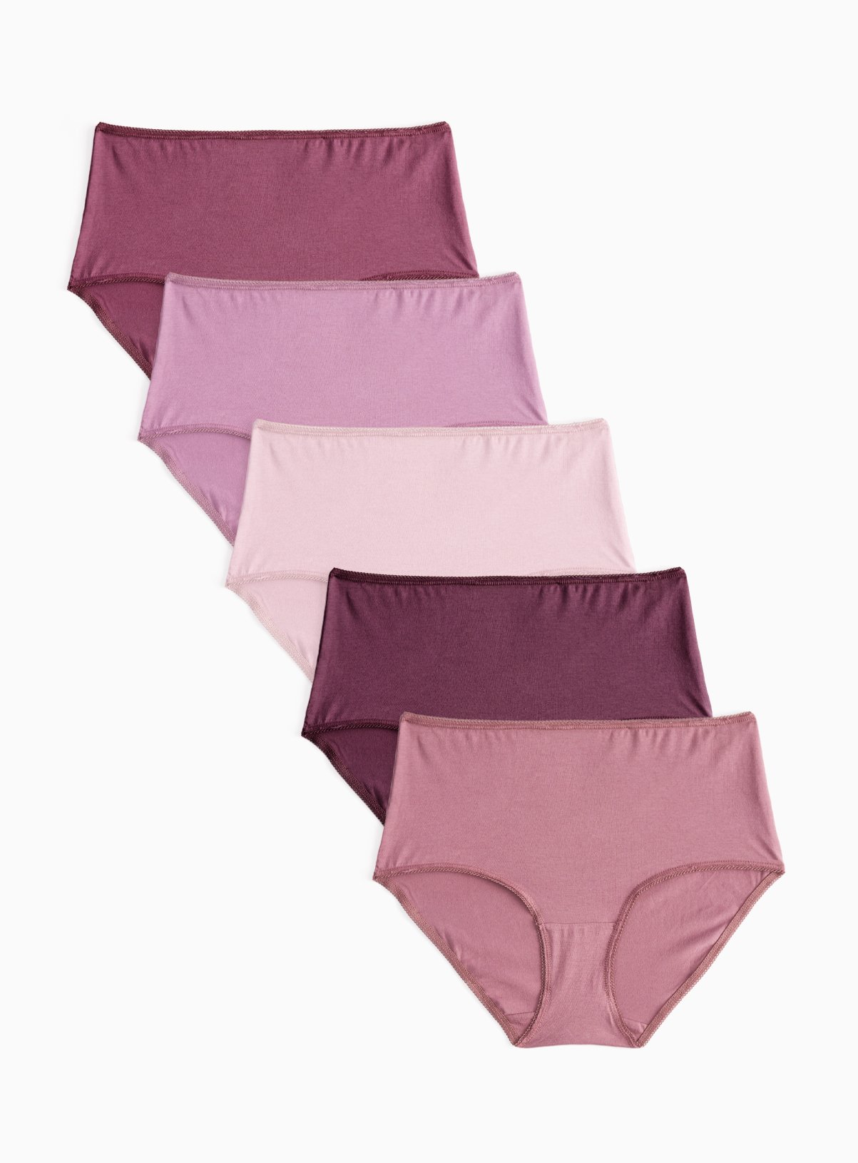 Dark Purple Full Briefs 5 Pack 16 - Image 1 thumbnail